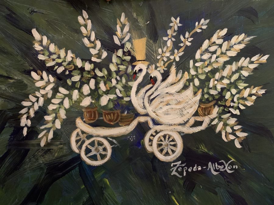 “The Flowerful Carriage of Mr. and Mrs. Swanson”